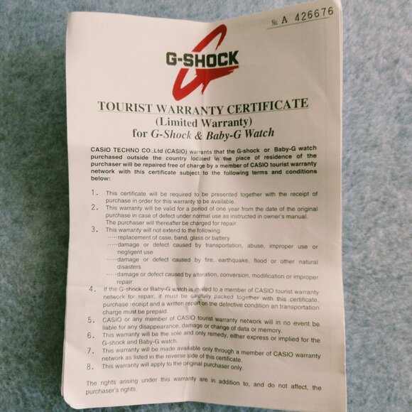 CASIO G-Shock DW004S-2V 1627 men's G-LIDE Blue "Rocky Point" new battery! - Picture 10 of 11